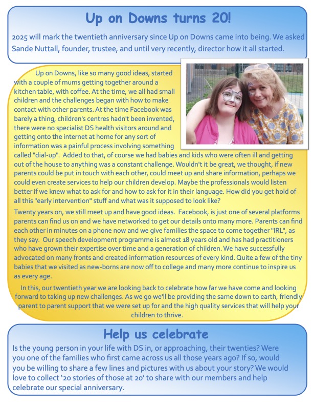 Up on Downs turns 20